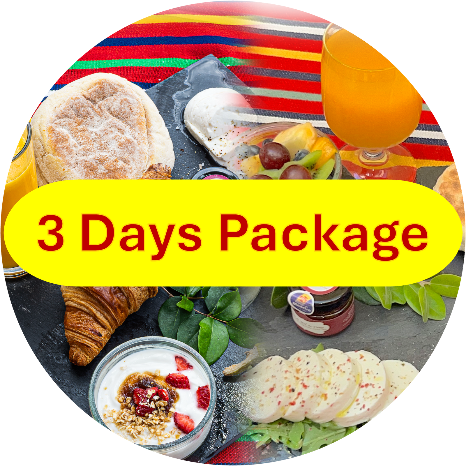 Breakfast for 2 - pack 3 days